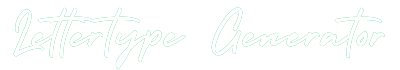 Lettertype Generator logo