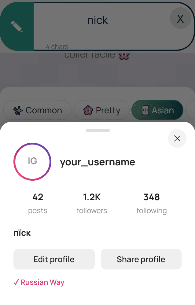lettertype instagram preview