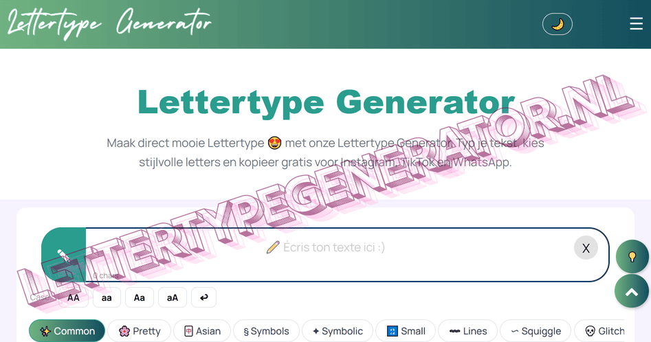 lettertype generator